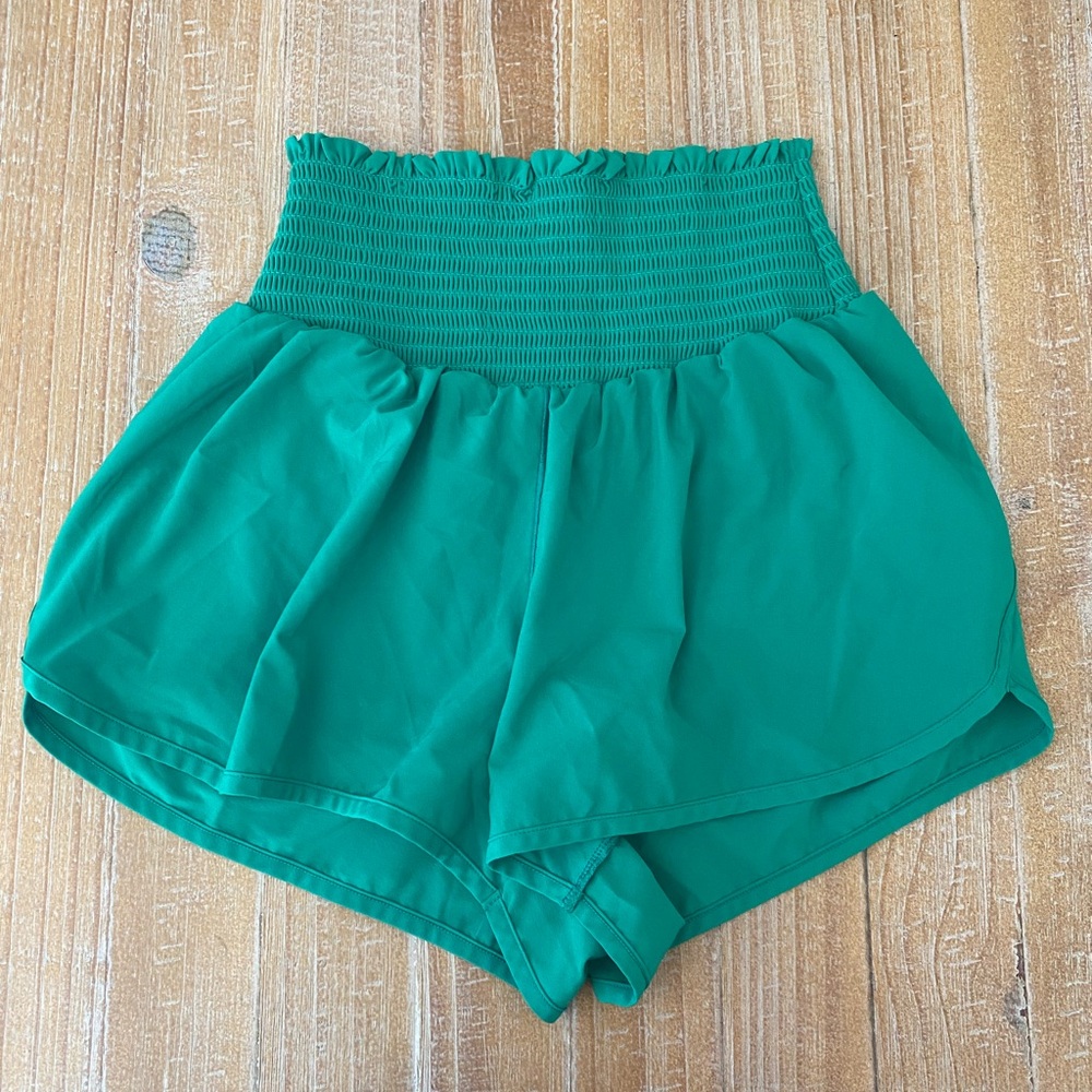 Aerie High-Waisted Green Women's Shorts